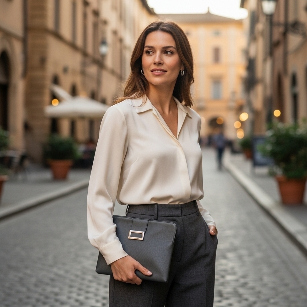 Bulgari Black Clutch